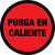 Purga en Caliente Circular - Floor Sign