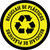 Reciclaje de Plásticos Circular - Floor Sign