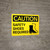 Caution: PPE Safety Shoes Required With Graphic - Wall Sign