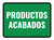 5S Productos Acabados Verde Rectangular - Floor Sign