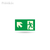 PERMALIGHT® Photoluminescent Man Running + Arrow Exit Sign