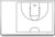 Basketball Half Court Playboard Whiteboard