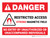 Danger: Restricted Access - Strong Magnetic Field Landscape - Wall Sign