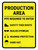 Production Area PPE Required to Enter Portrait - Wall Sign