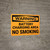 Warning: Battery Charging No Smoking - Wall Sign