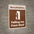 Warning: Falling Ice From Roof Campground Park - Wall Sign
