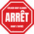 Arrêter D'Utiliser Boot Cleaner Avant L'Entrée Étage Signe