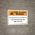 Warning: Food May Contain Wheat Fish Dairy Eggs - Wall Sign
