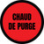 Chaud De Purge De Chaussée Signe