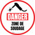 Danger Zone De Soudage Étage Signe