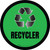 Recycler Verte Étage Signe