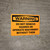 Warning: Do Not Remove Guards or Operate Machinery Without Them - Wall Sign