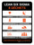 8 Lean 6 Sigma Déchets (8 Lean 6 Sigma Wastes) French Portrait - Wall Sign