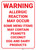 Warning: May Contain Peanut Coconut Egg Dairy Products - Wall Sign