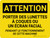 Attention: l'EPI à Porter des Lunettes de protection d'écran facial Pendant le Fonctionnement de la Machine (Caution: PPE Wear Goggles of Face Shield While Operating Machine) French Landscape - Wall Sign