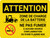 Attention: Le Chargement De La Batterie Zone De Chariot Élévateur De Ne Pas Fumer À Flamme (Caution: Battery Charging Area Forklift No Smoking open Flame) French Portrait - Wall Sign