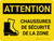 Attention: Les Chaussures De Sécurité De La Zone (Caution: Safety Shoes Area) French Landscape - Wall Sign