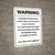 Warning: New Hampshire Equine Liability NH - Wall Sign
