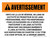 Avertissement: la Roue de la Rupture Meuleuse d'établi les lignes Directrices (Warning: Wheel Breakage/Bench Grinder Guidelines ANSI) French Portrait - Wall Sign