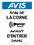 Notice: Le Son De La Corne Avant D'Entrer (Notice: Sound Horn Before Entering) French Portrait - Wall Sign
