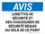Notice: Lunettes De Sécurité De Chaussures (Notice: Shoes Safety Glasses) French Landscape - Wall Sign