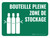 Bouteille pleine Zone de Stockage (Full Cylinder Storage Area) Landscape French - Wall Sign