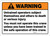 Warning: Untrained Operators Subject Themselves and Others To Injury - Wall Sign