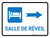 Salle de réveil, Flèche de Droite (Recovery Room Right Arrow)Landscape French - Wall Sign