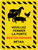 Veuillez Fermer La Porte - Conserver À L'AbriÉlevage (Please Shut The Gate - Keep Out Livestock) Portrait French - Wall Sign