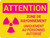 Zone De Rayonnement (Radiation Area) Landscape French - Wall Sign
