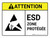 ESD Zone Protégée (ESD Protected Area) Landscape French - Wall Sign