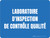Inspection De Contrôle De Qualité En Laboratoire (Quality Control Inspection Lab) Landscape French - Wall Sign