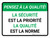 Pense à Qualité - la Sécurité est la Priorité de la Qualité est la Norme (Think Quality: Safety is the Priority Quality is the Standard) Landscape French - Wall Sign