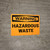 Warning: Hazardous Waste - Wall Sign