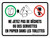 Ne Jetez Pas De Déchets ou des Serviettes en Papier dan les Toilettes (Do Not Flush Garbage or Paper Towels Down the Toilet) Landscape French - Wall Sign
