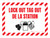 Lock Out Tag Out De La Station (Lock Out Tag Out Station) Landscape French - Wall Sign