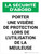 La Sécurité D'Abord - Porter Un Écran Facial LorsUtilisation De La Meuleuse (Safety First: Wear Face Shield When Using Grinder) Portrait French - Wall Sign