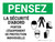 Pensez - la Sécurité d'Abord - le port EPI (Think: Safety First - Wear PPE) Landscape French - Wall Sign