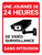 Surveillance vidéo 24 Heures, Pas une Intrusion (Video Surveillance 24 Hours No Trespassing) Portrait French - Wall Sign