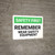 Safety First: Remember Wear Safety Equipment - Wall Sign