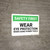 Safety First: Wear Eye Protection When Using Power Tools - Wall Sign
