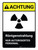 Achtung - Röntgenstrahlung (X-Ray Radiation) ANSI Portrait German - Wall Sign