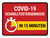 Covid-19 Schnelltestergebnisse (Covid-19 Rapid Testing) German - Wall Sign