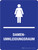 Damen-umkleidungsraum (Women's Locker Room) German - Wall Sign