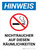Hinweis - Rauchverbot in diesen Räumlichkeiten (Notice - No Smoking on These Premises) German - Wall Sign