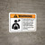 Warning: Carbon Dioxide Gas When Wintergreen Scent Detected ANSI - Wall Sign