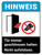 Hinweis - Tür Immer Geschlossen Halten (Notice - Keep Door Closed At All Times) ANSI Portrait German - Wall Sign