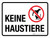 Keine Haustiere (No Pets Allowed) German - Wall Sign