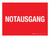 Notausgang (Fire Exit) German - Wall Sign