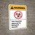 Warning: Hood Not Approved For Biological Hazards ANSI - Wall Sign